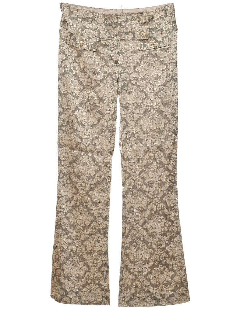 Floral Print Trousers - W30 L32