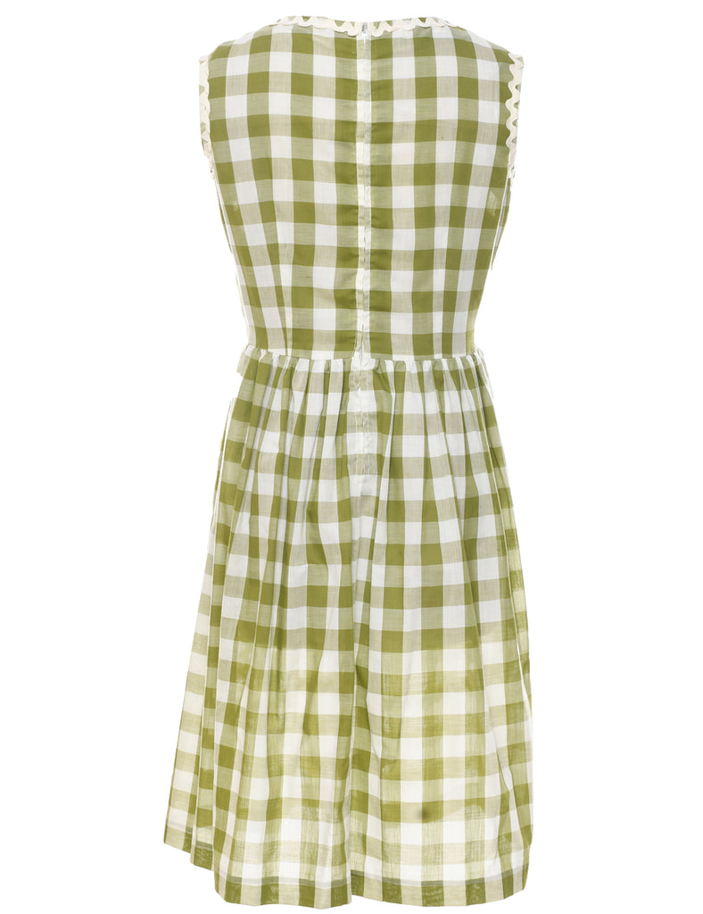 Gingham Dress - M