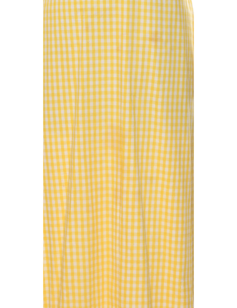 Gingham Maxi Dress - M