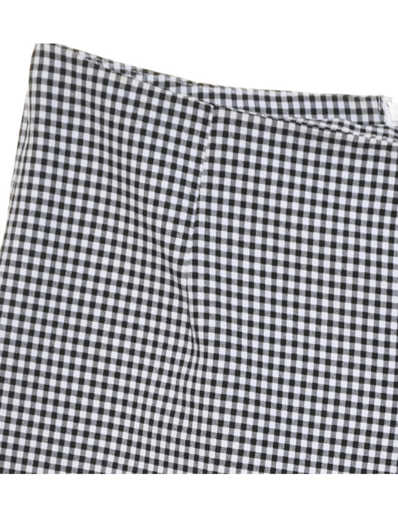 Gingham Pattern Trousers - W30 L31