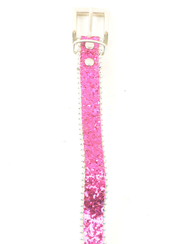 Glittery Skinny Belt - M