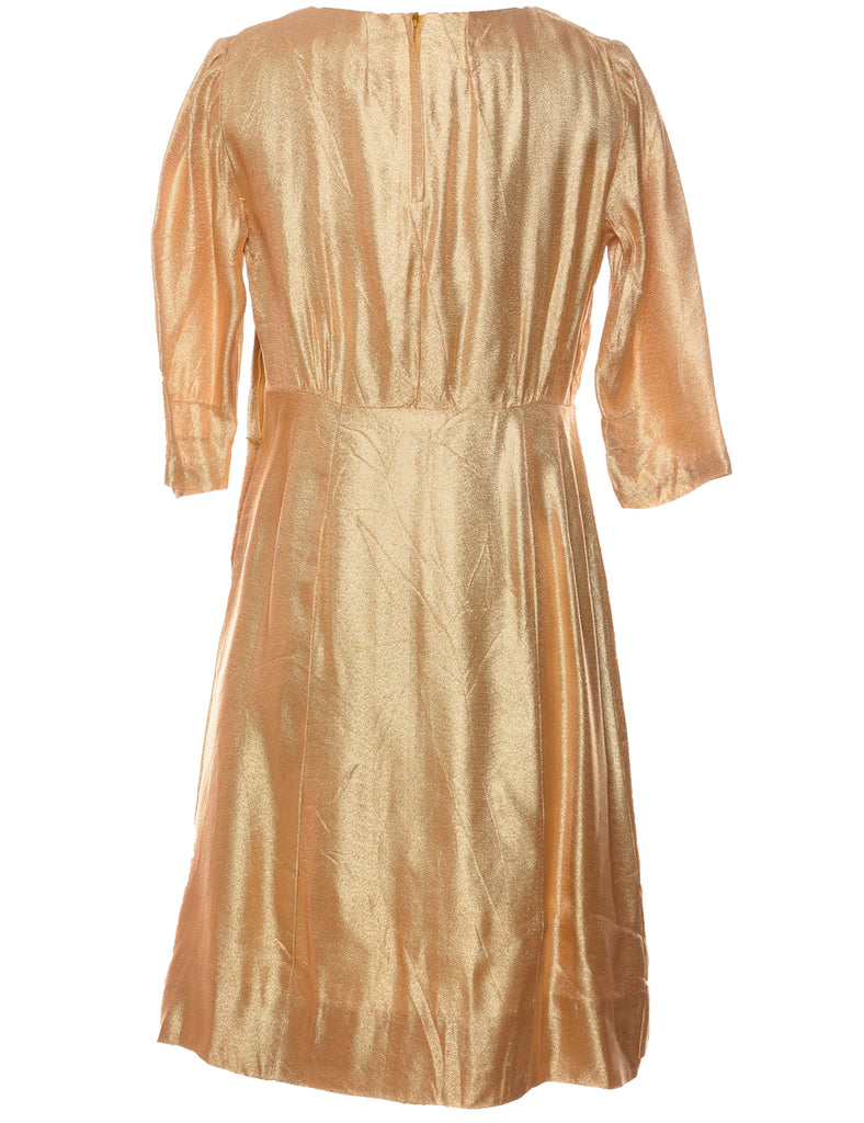 Gold Evening Dress - M