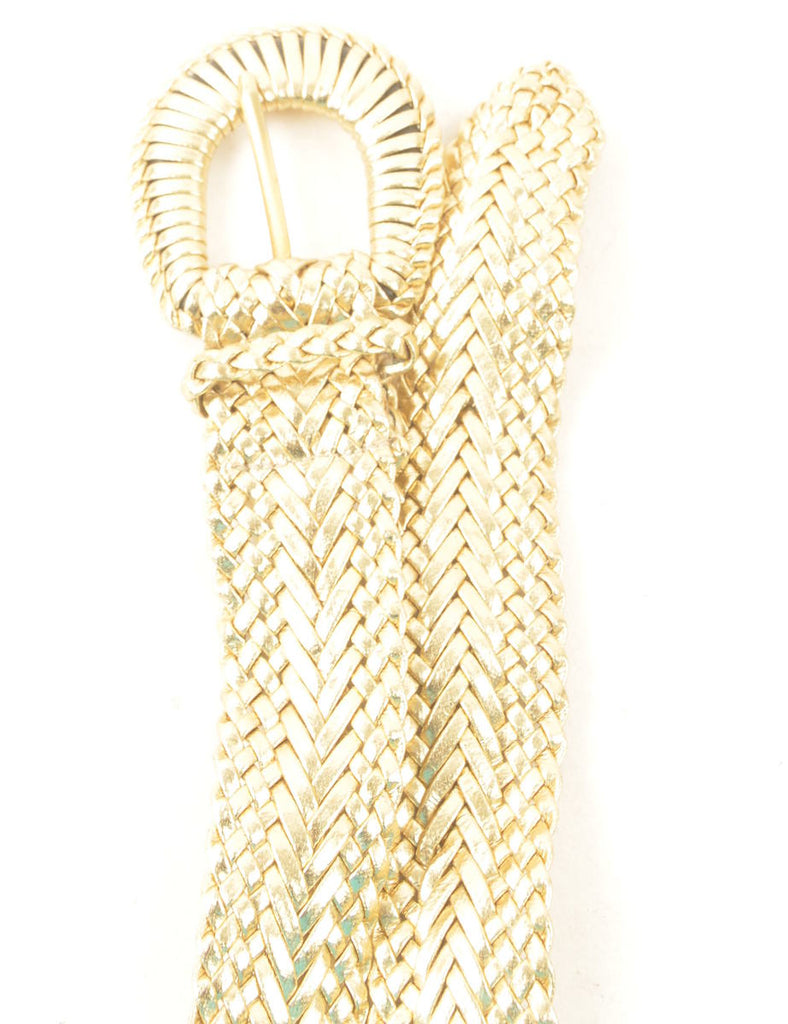 Gold Woven Belt - M