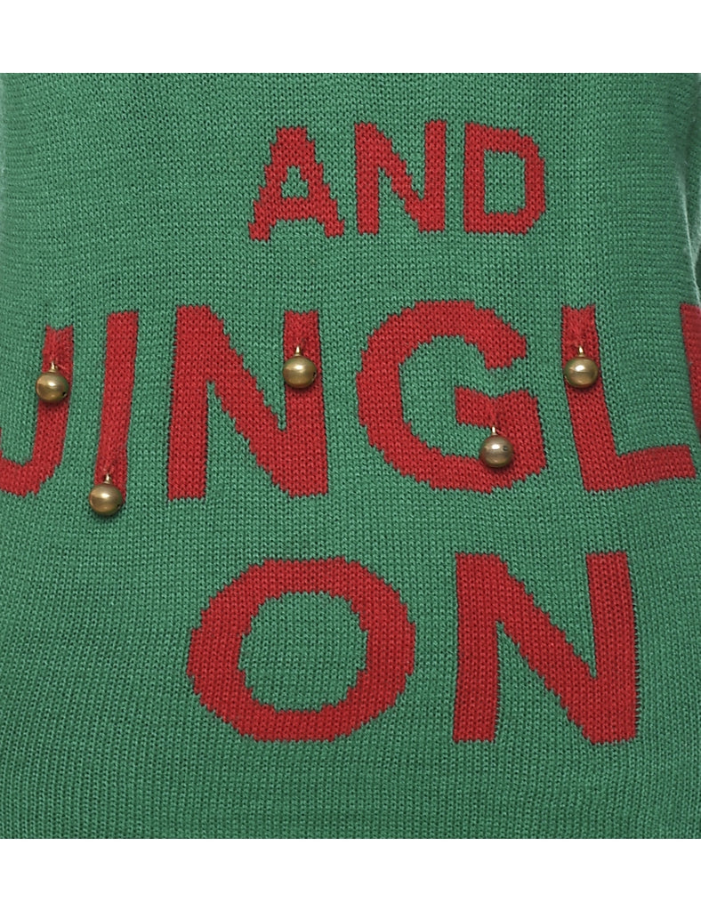 Green Christmas Jumper - M