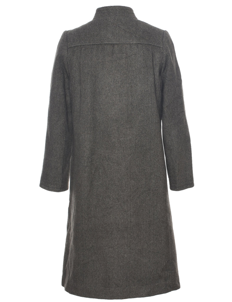 Green Wool Coat - L