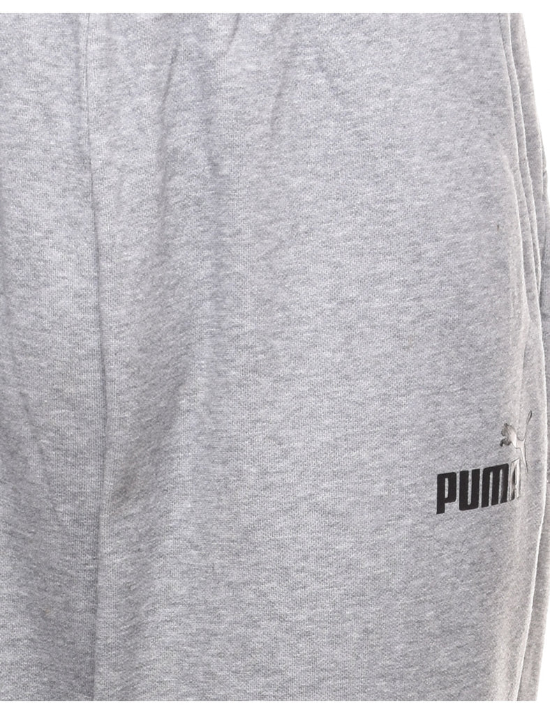 Grey & Black Puma Jogging Bottoms - W34 L30