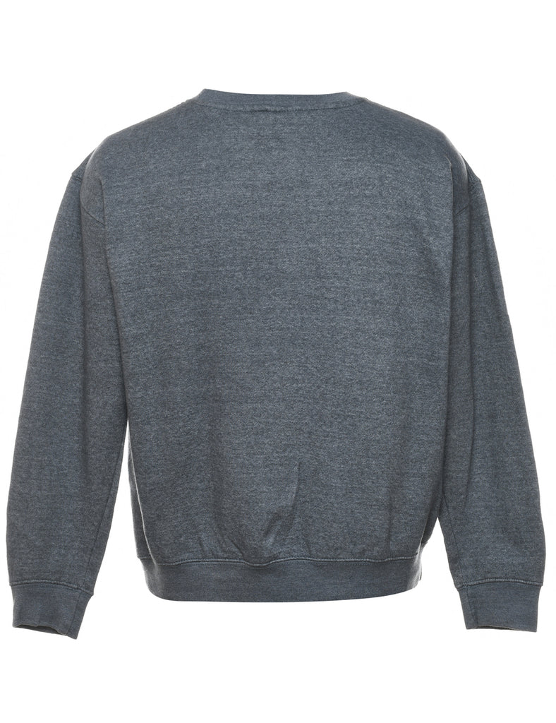 Grey James Madison Printed Sweatshirt - L