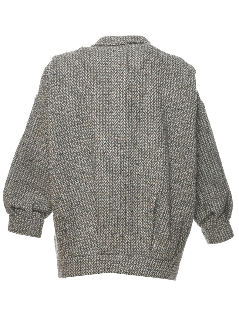 Grey Wool Coat - XL