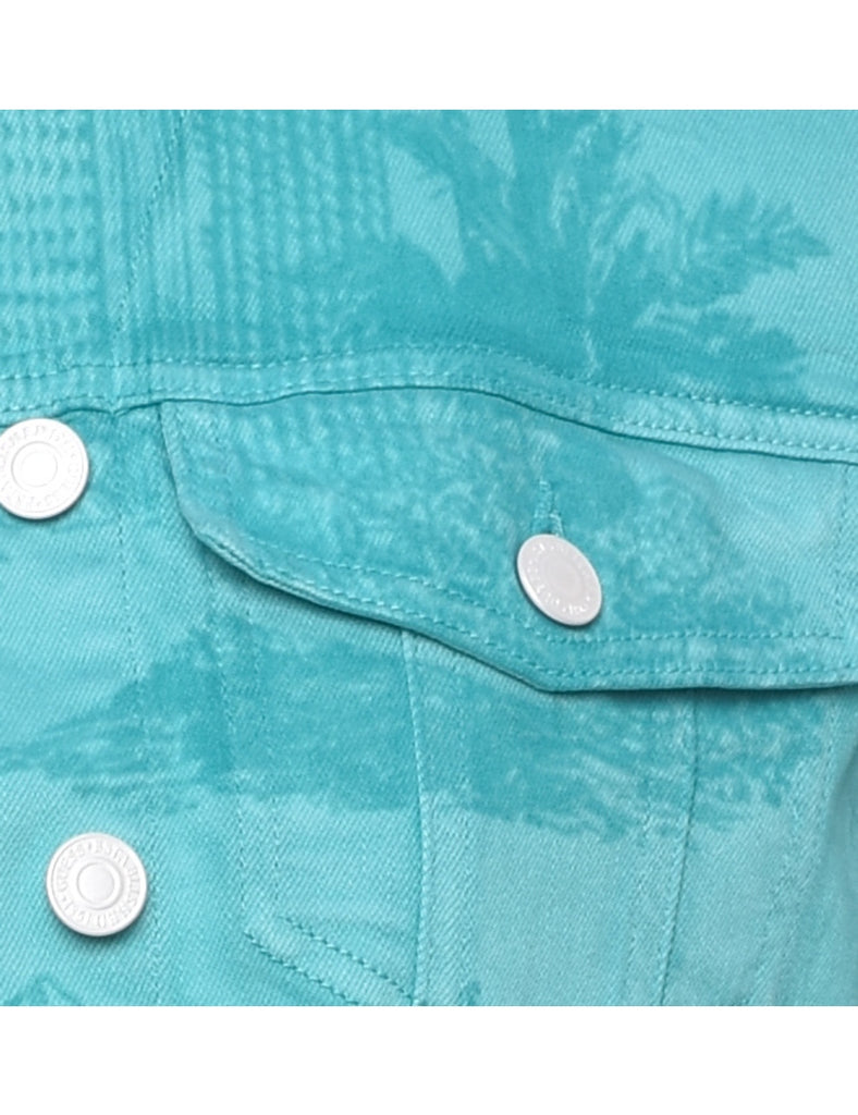 Guess Turquoise Denim Jacket - M