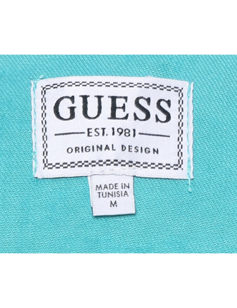 Guess Turquoise Denim Jacket - M