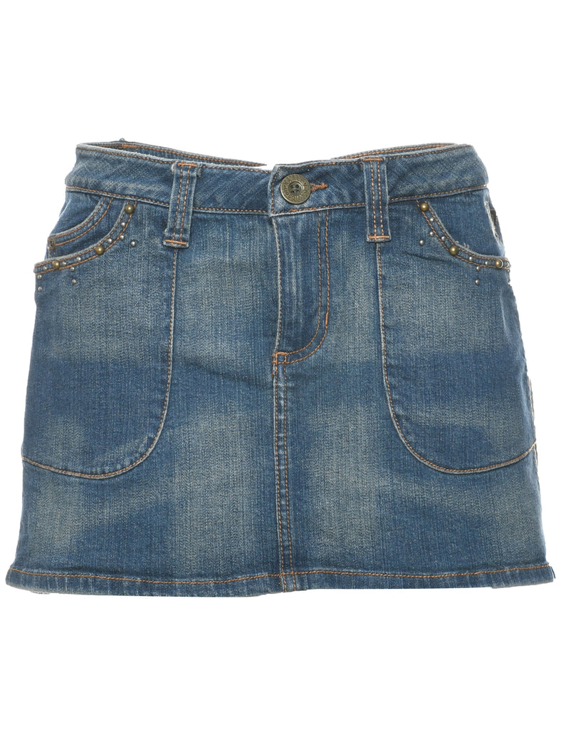 Harley Davidson Denim Skirt - L