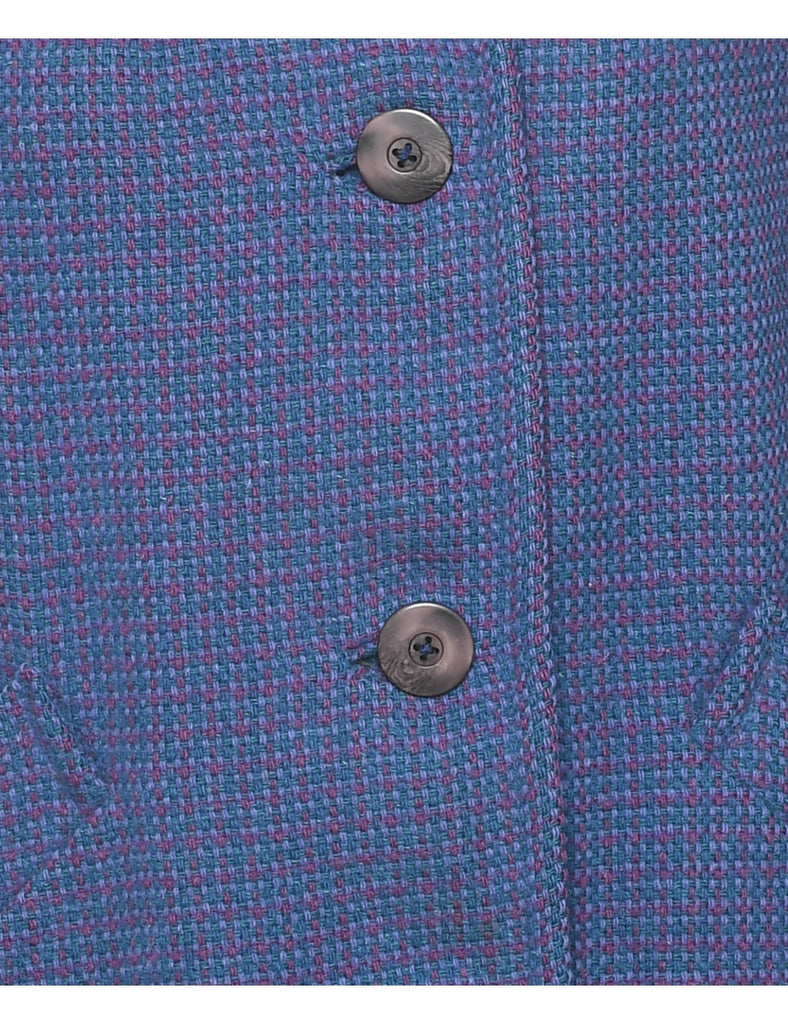 Harris Tweed Wool Coat - S