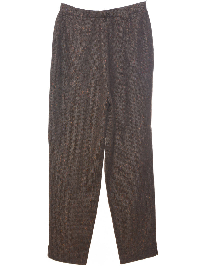 Herringbone Tweed Trousers - W27 L29