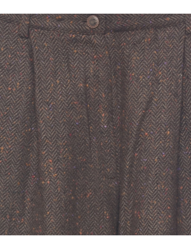 Herringbone Tweed Trousers - W27 L29