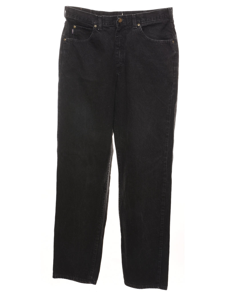 High Waist Black Lee Tapered Jeans - W34 L32