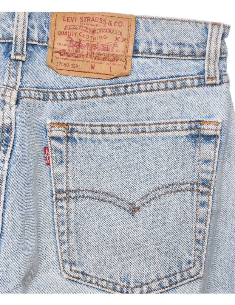 High Waist Light Wash 1980s Levi's Jeans - W31 L32