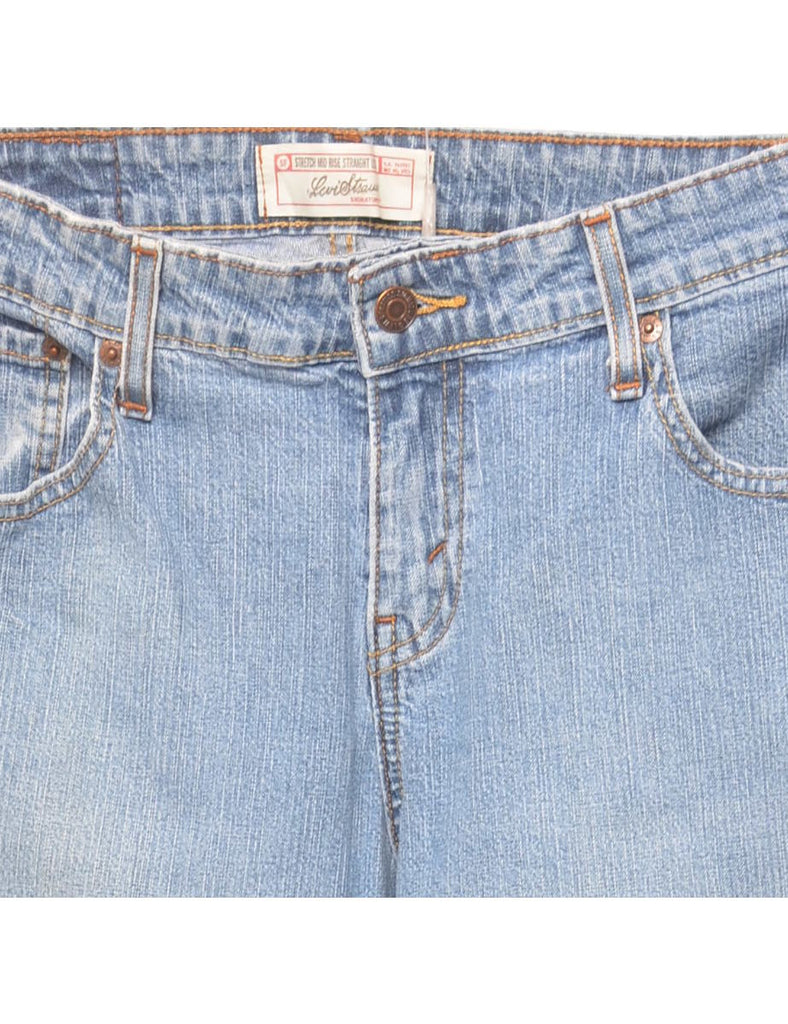 High Waist Light Wash Levi's Jeans - W29 L31