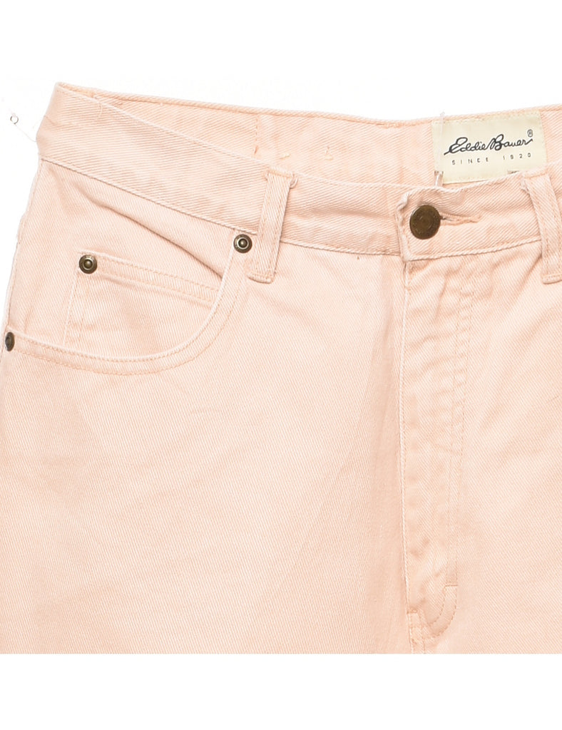 High Waist Pale Pink Tapered Jeans - W27 L29