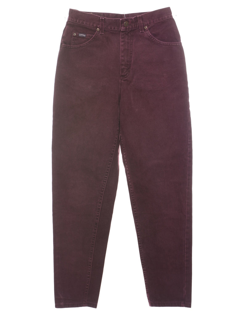 High Waist Plum Jeans Tapered Jeans - W28 L30