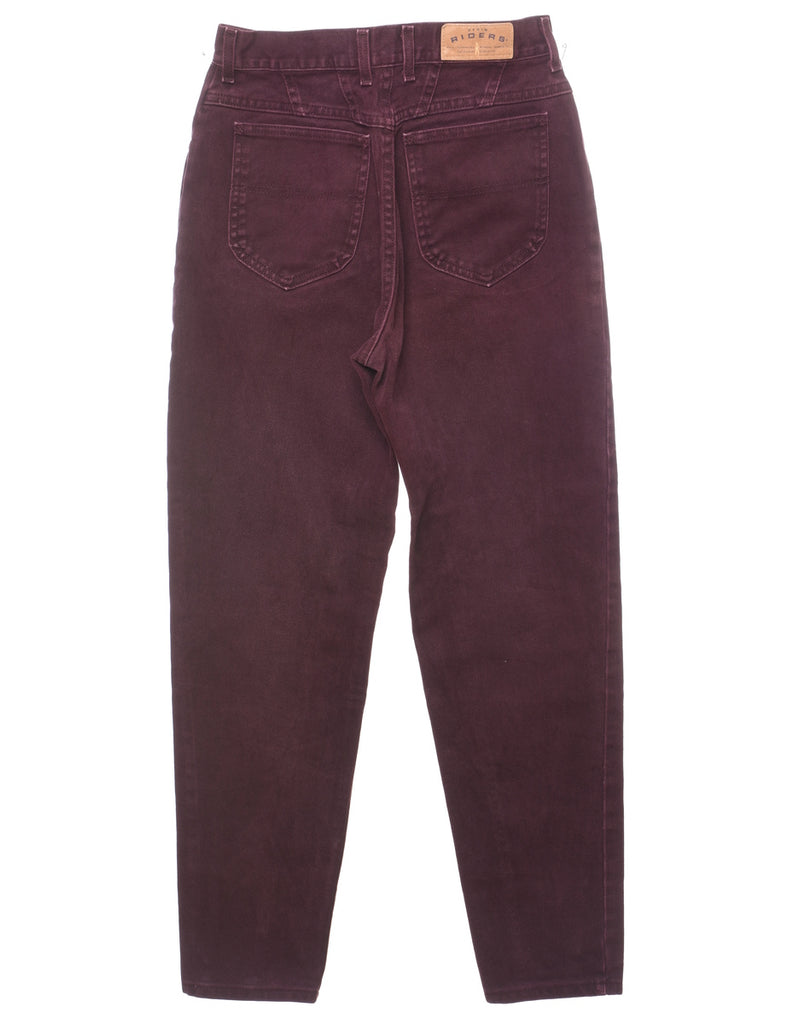 High Waist Plum Jeans Tapered Jeans - W28 L30