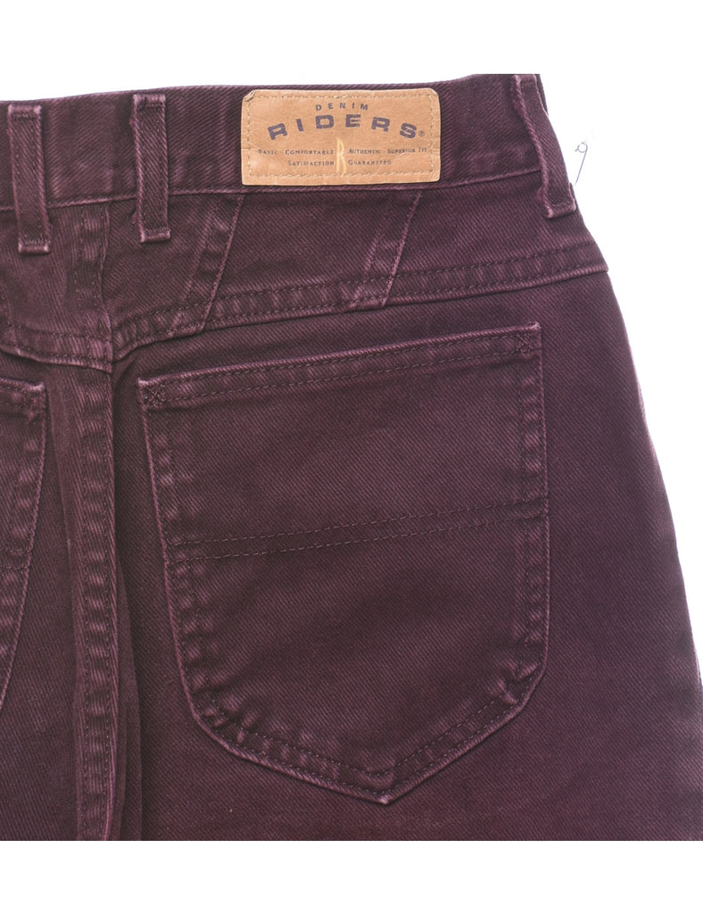 High Waist Plum Jeans Tapered Jeans - W28 L30