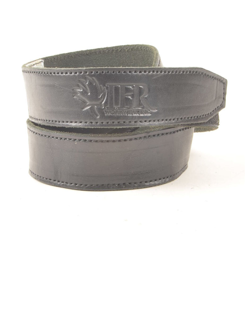 Ifr Black Leather Belt - M