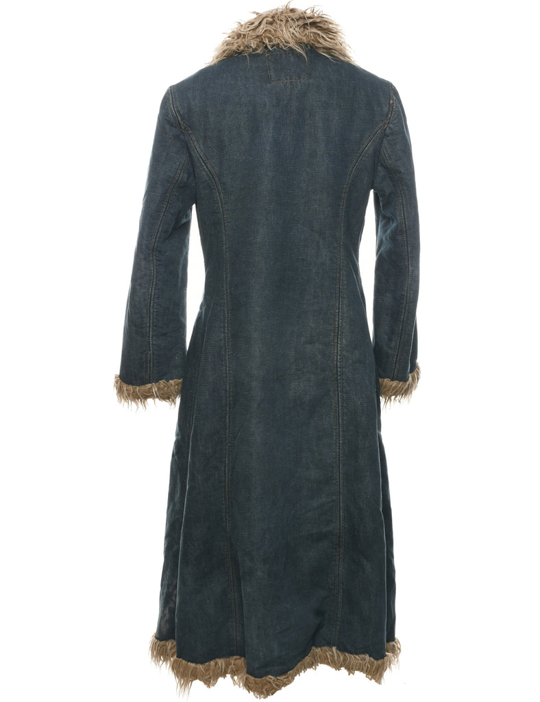 Indigo Denim Coat - M