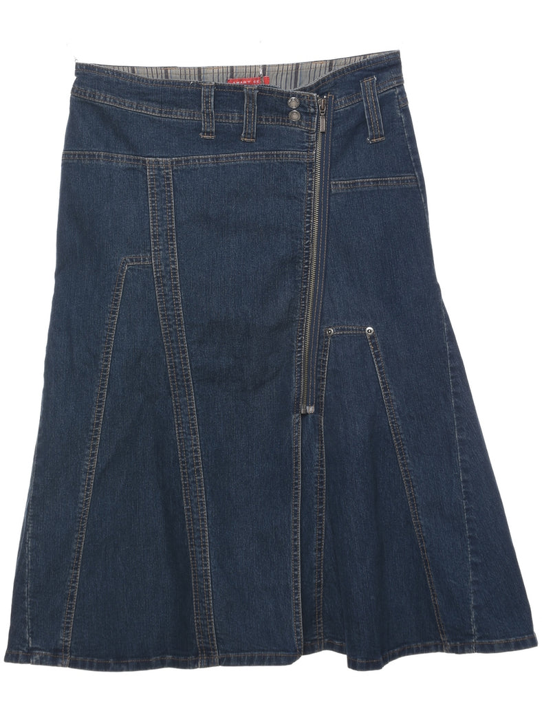 Indigo Denim Skirt - M