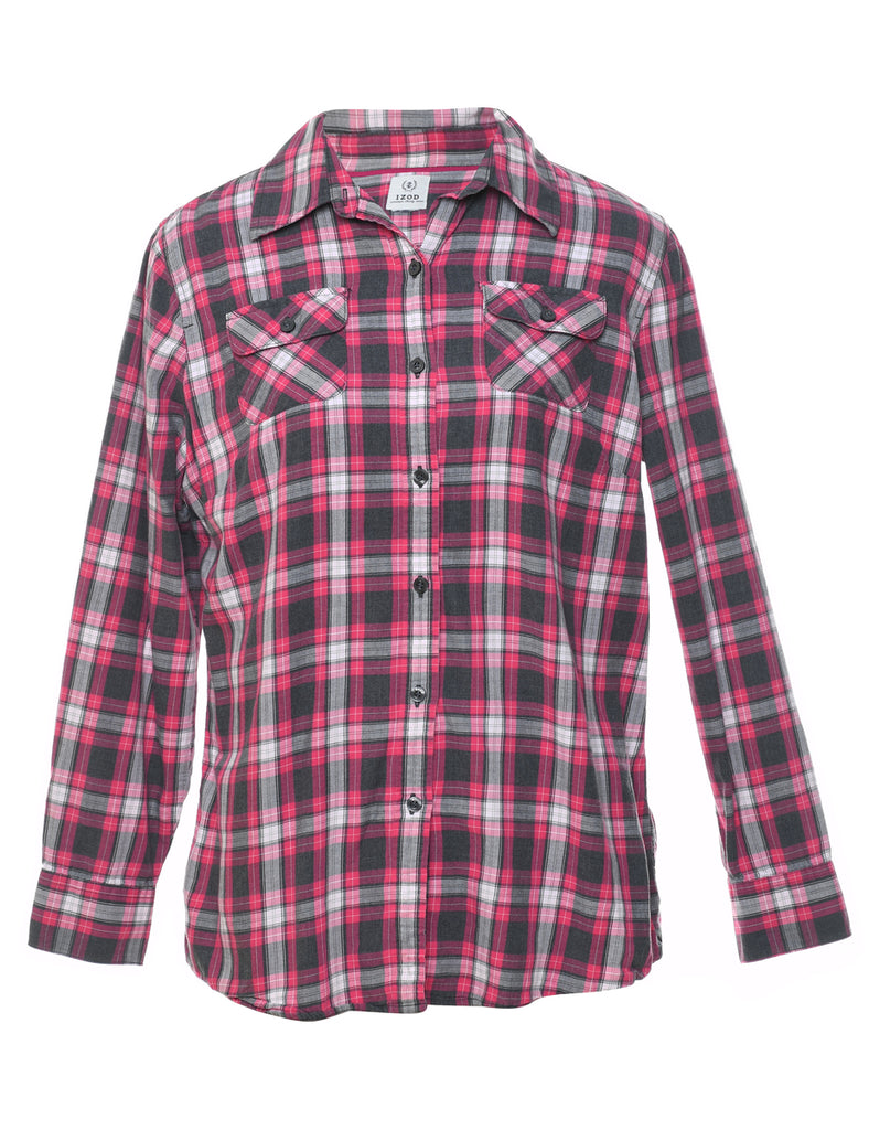 Izod Checked Shirt - L