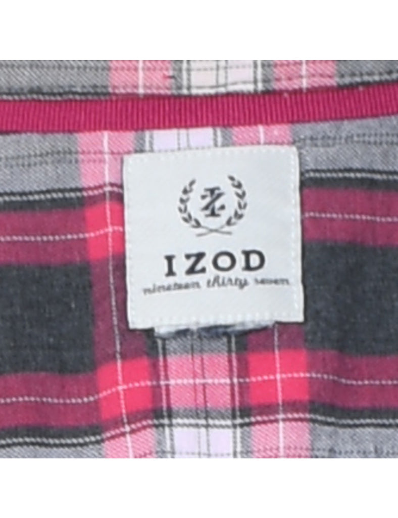 Izod Checked Shirt - L