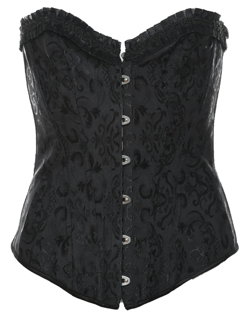 Jacquard Pattern Bustier - S