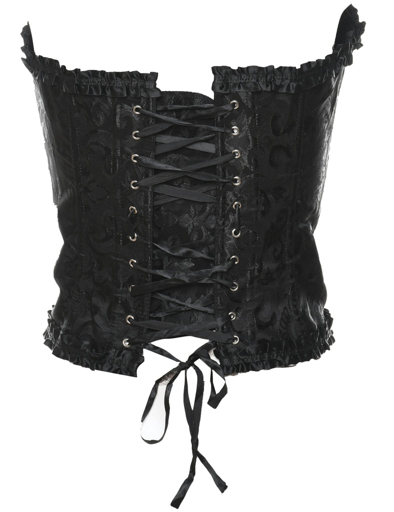 Jacquard Pattern Bustier - L