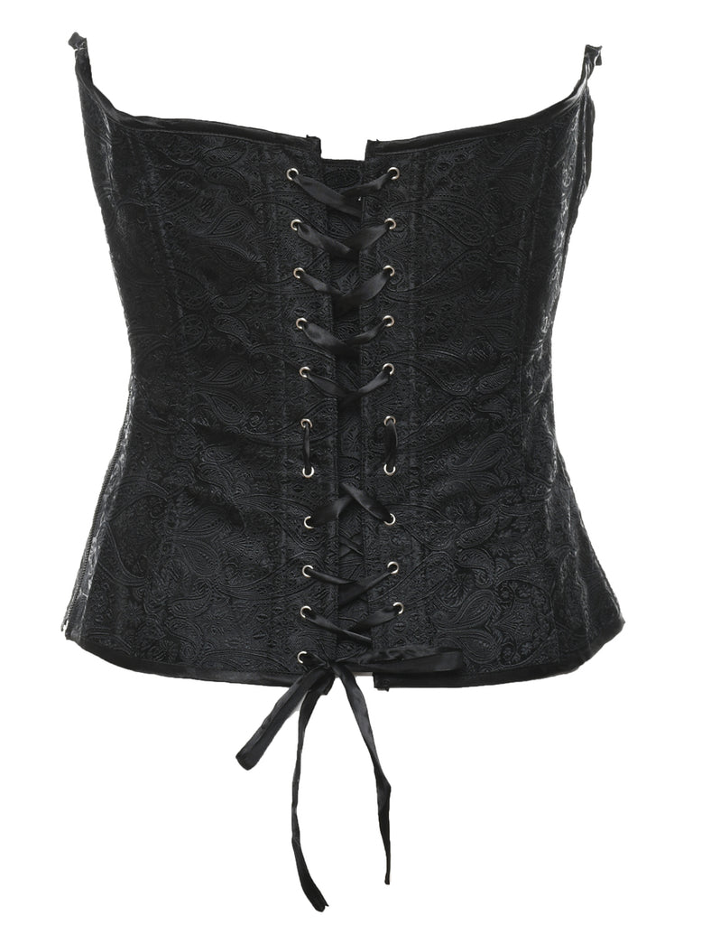 Jacquard Pattern Bustier - M