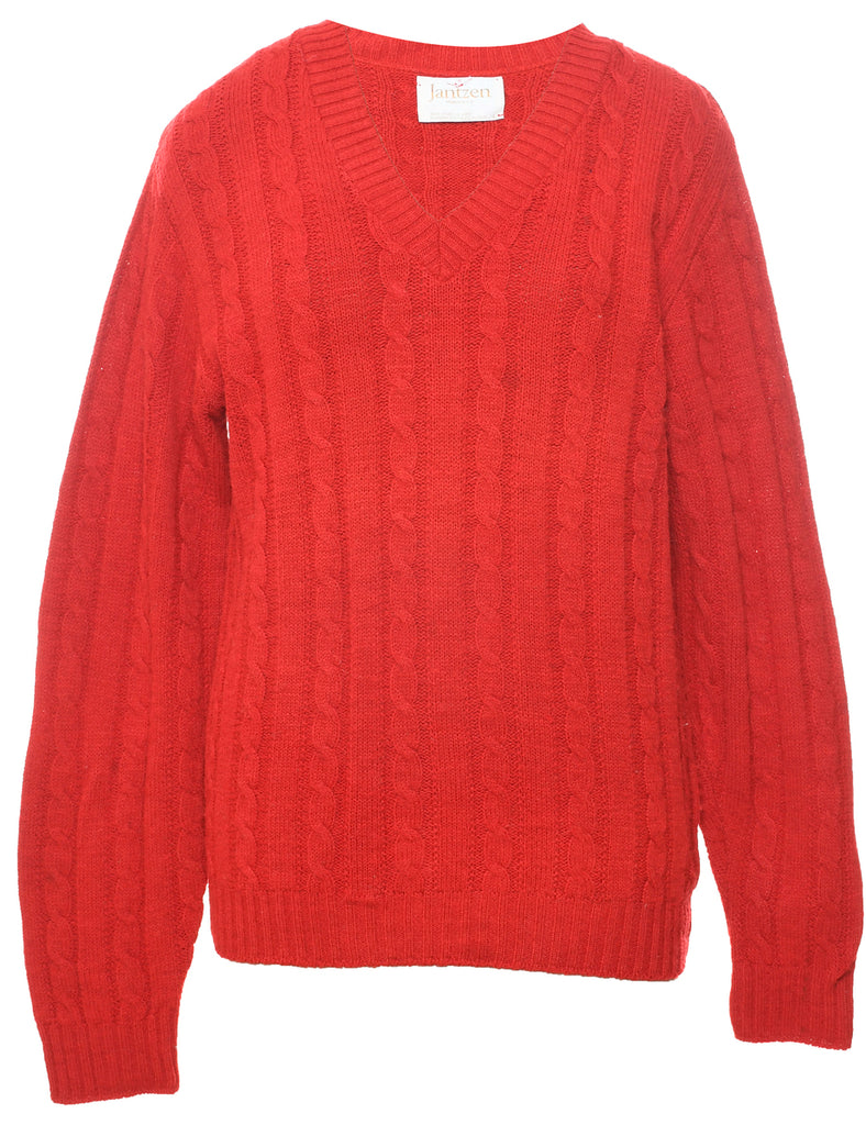 Jantzen Cable Knit Jumper - L