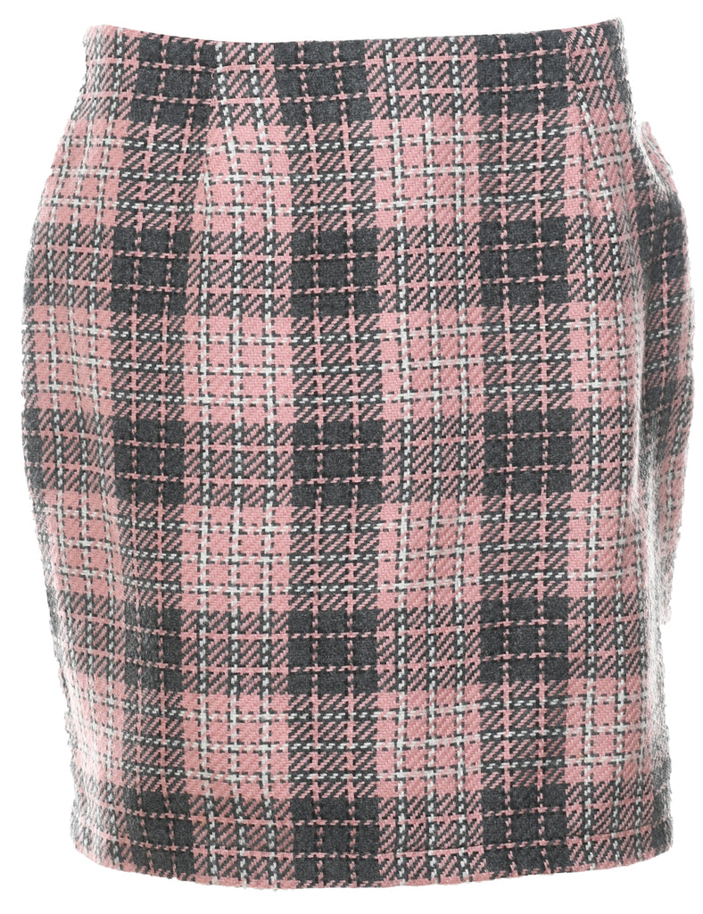 Jessica Scott Plaid Pencil Skirt - S