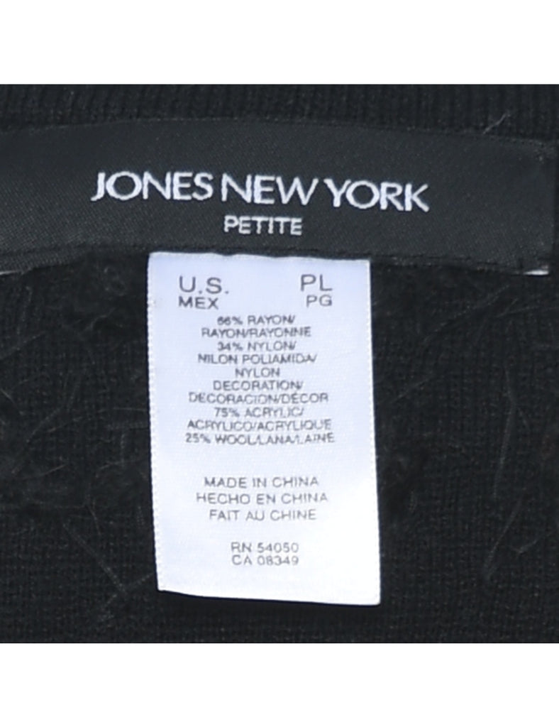 Jones New York Beaded Cardigan - L