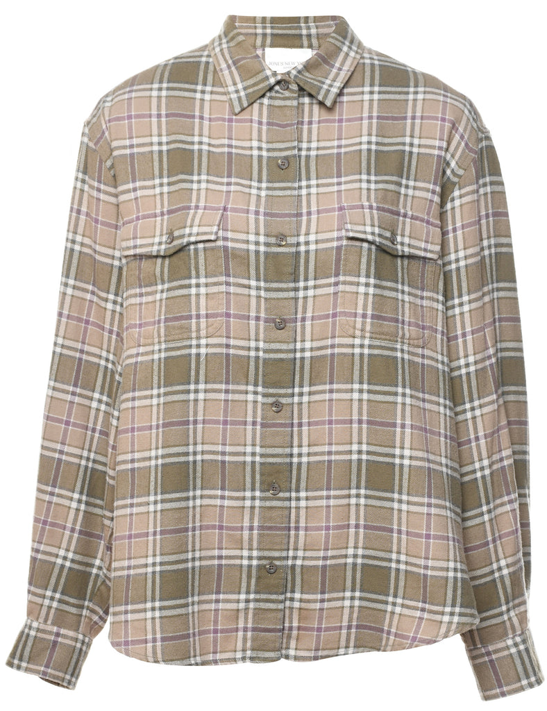 Jones New York Checked Shirt - L