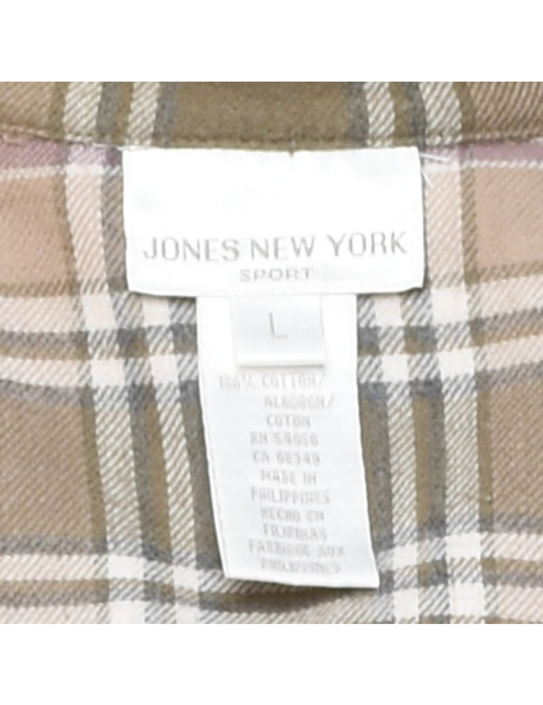 Jones New York Checked Shirt - L