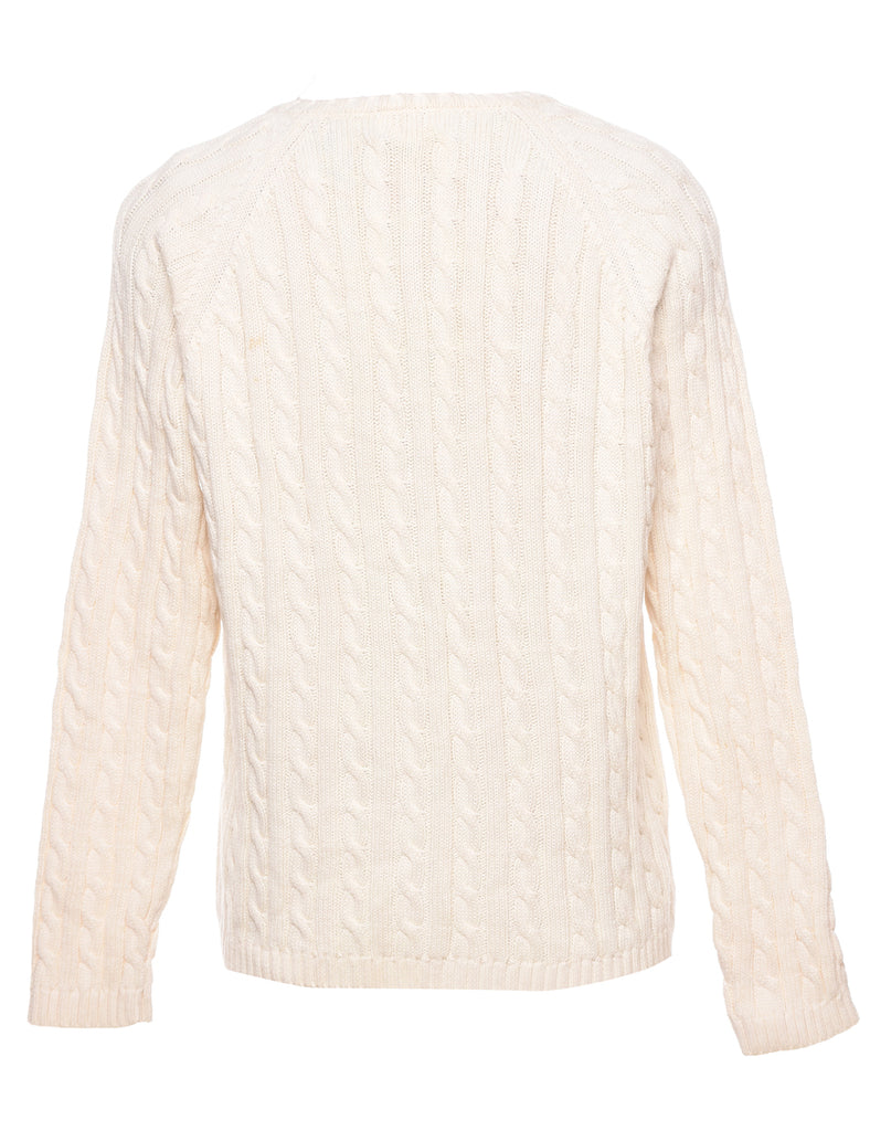 L.L. Bean Cable Knit Jumper - M