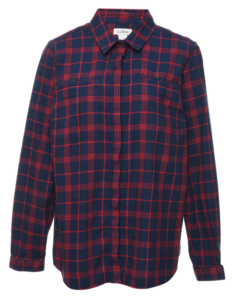 L.L. Bean Checked Shirt - L