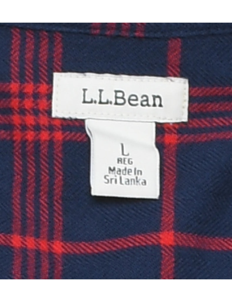 L.L. Bean Checked Shirt - L