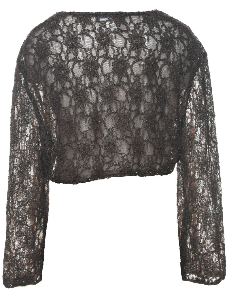 Lace Bolero Jacket - L