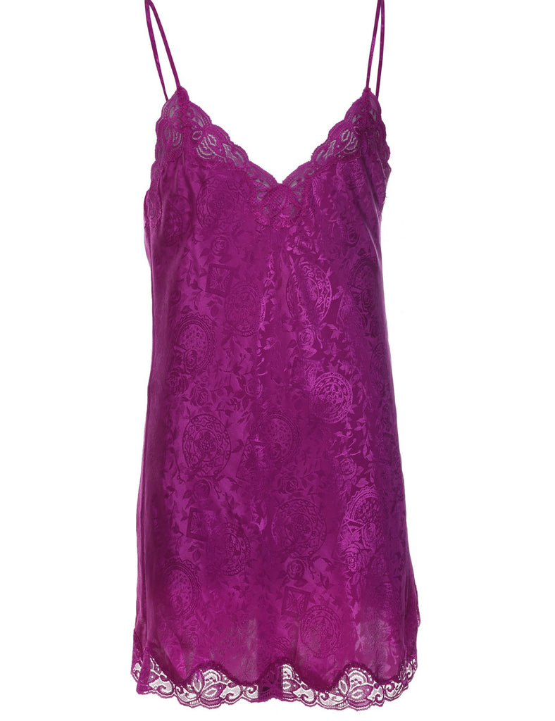 Lace Magenta Victoria's Secret Babydoll - L