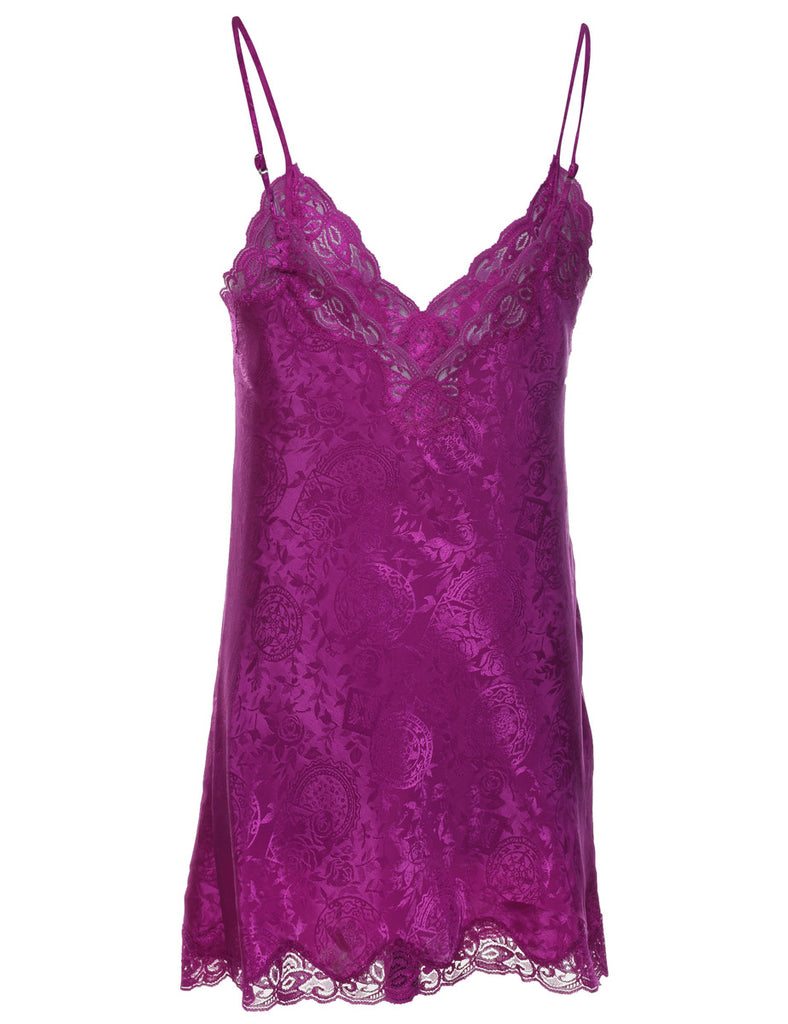 Lace Magenta Victoria's Secret Babydoll - L