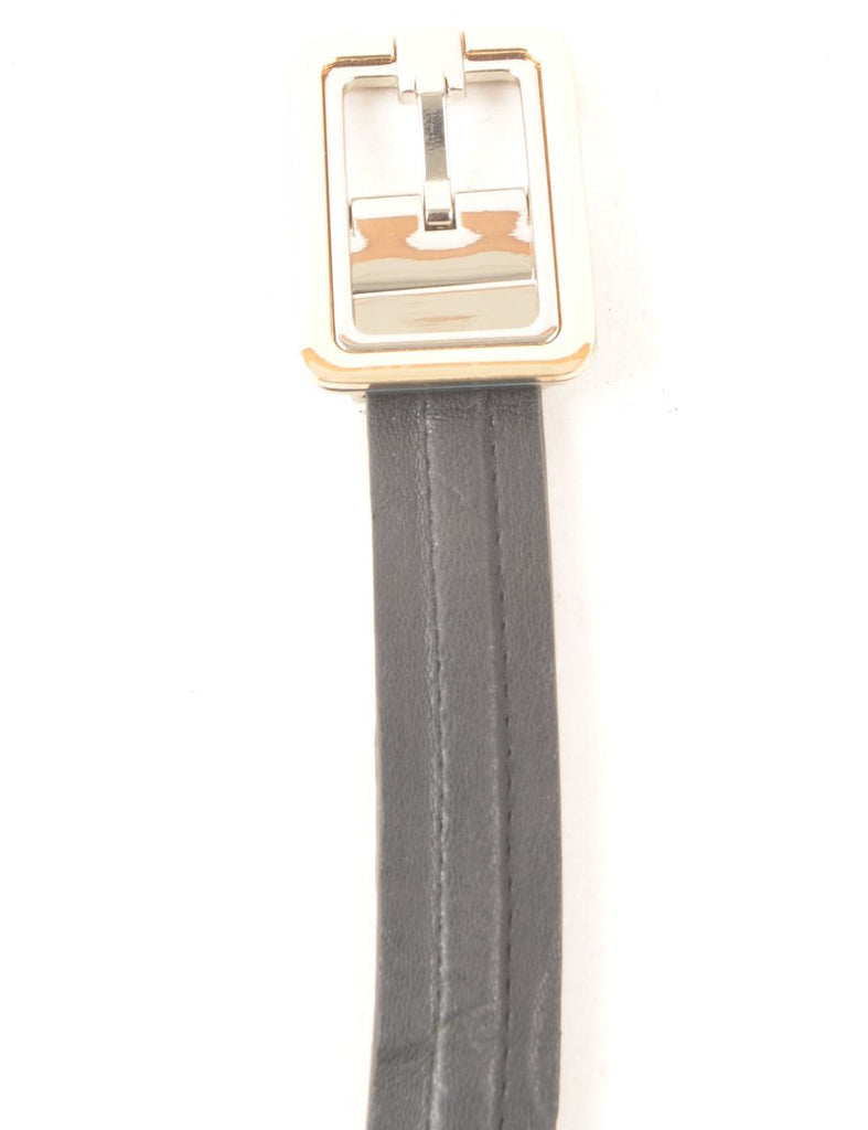 Leather Black Belt - M