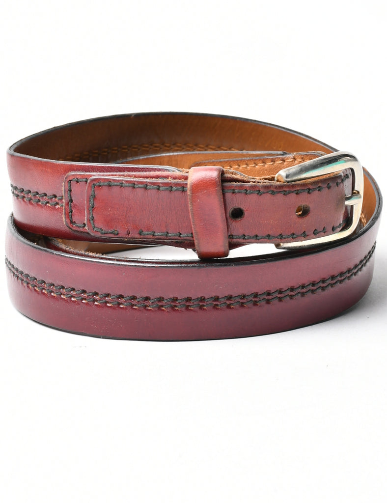 Leather Brown Belt - M