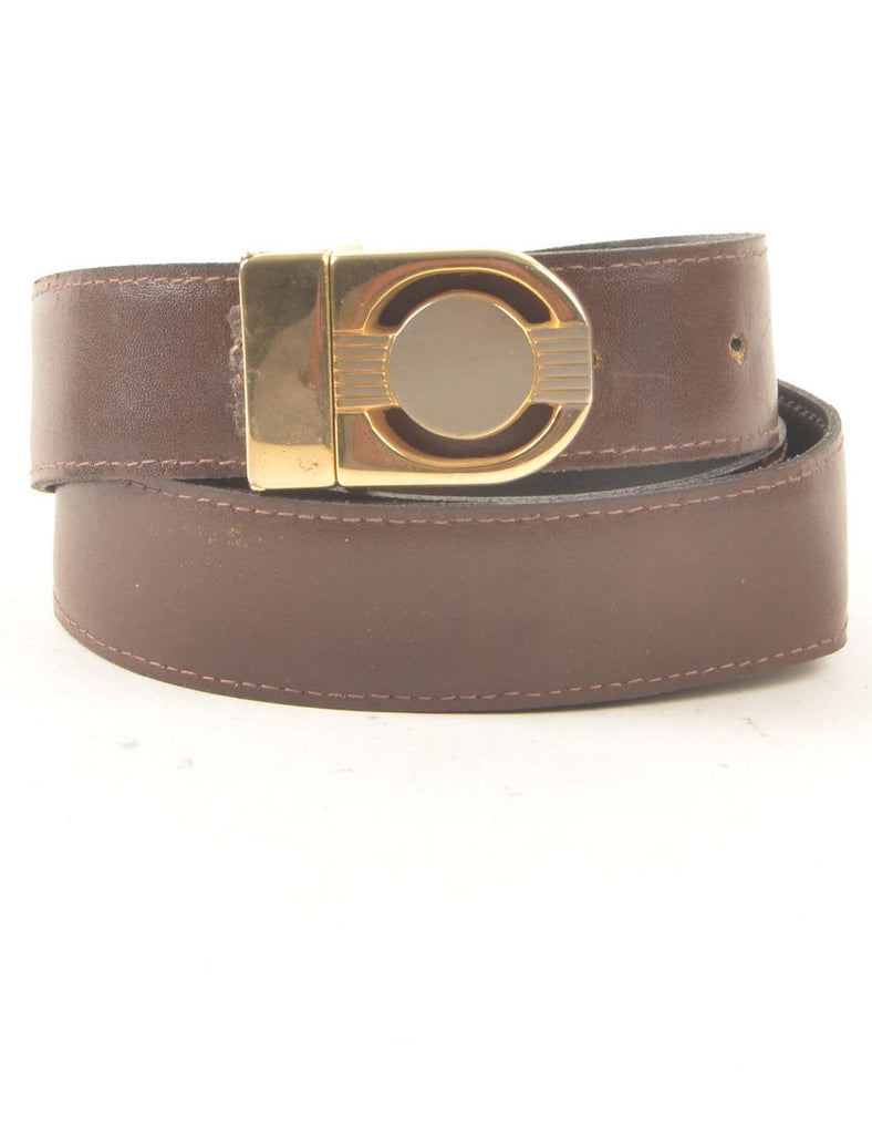 Leather Brown Belt - M