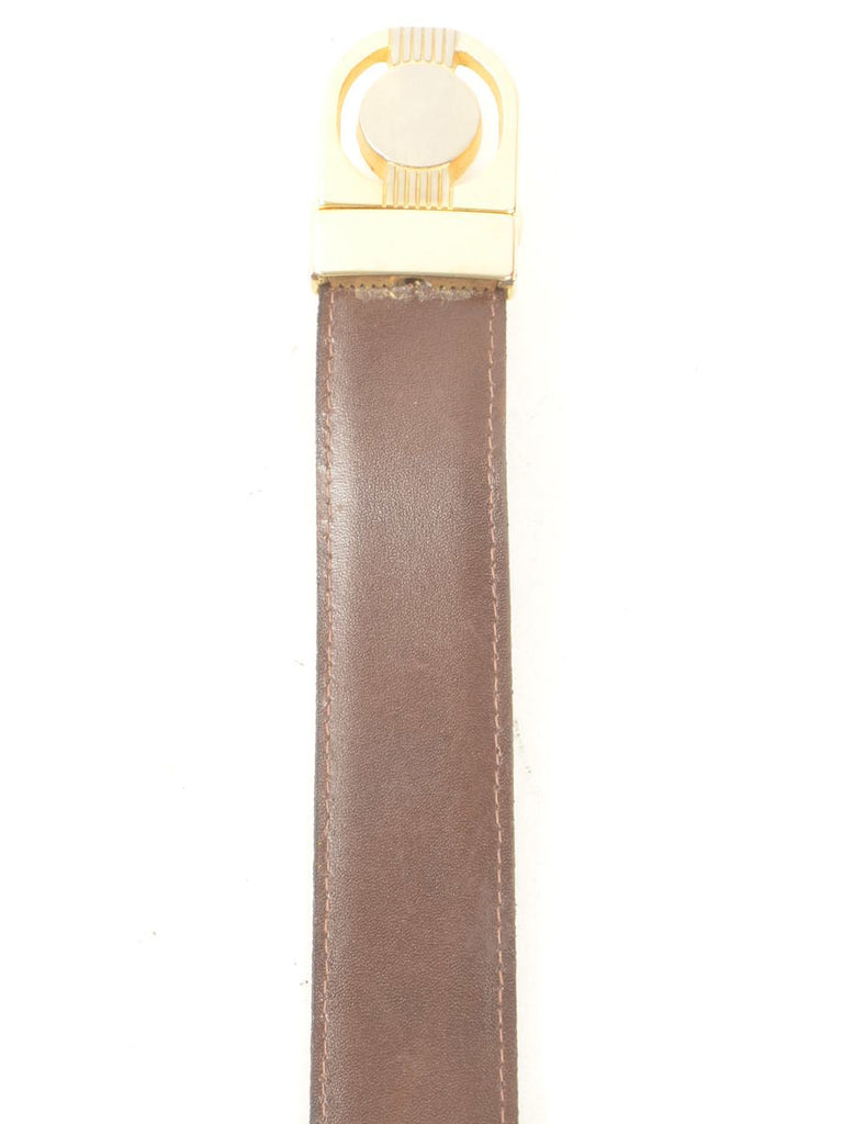 Leather Brown Belt - M