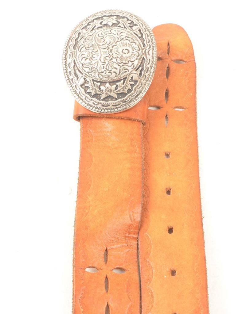 Leather Fashion Belt - M