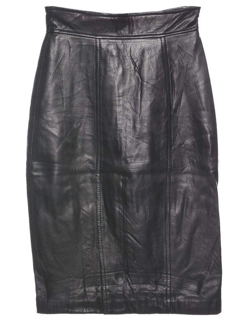 Leather Pencil Skirt - XS